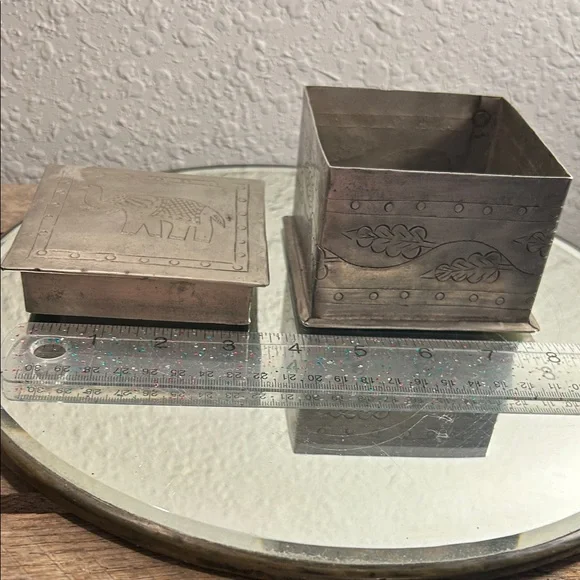 Silver Decorative Box with Elephant Design - Picture 11 of 16